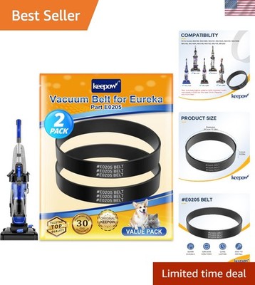 2-Pack E0205 Vacuum Belts for Eureka Power Speed   Easy Installation & Quality