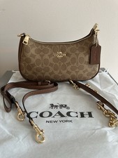 coach teri shoulder bag brown