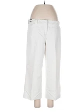 AB Studio Women White Dress Pants 10
