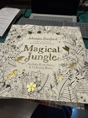 Magical Jungle : An Inky Expedition and Coloring Book for Adults by Johanna...