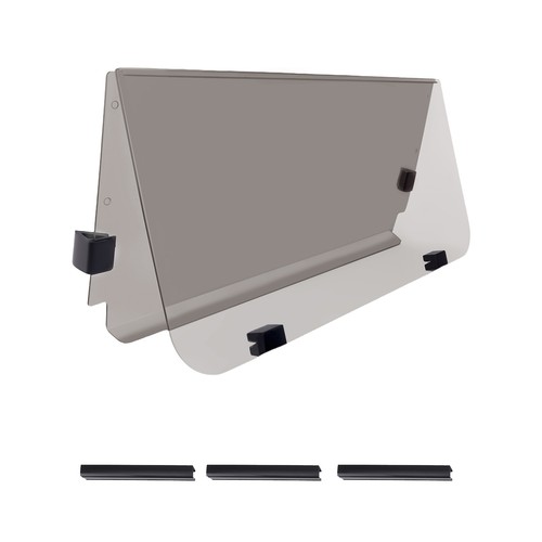 Golf Cart Front Shield for Yamaha G22 2003-2006 Smoke Tinted PC Screen 4MM - Picture 4 of 12