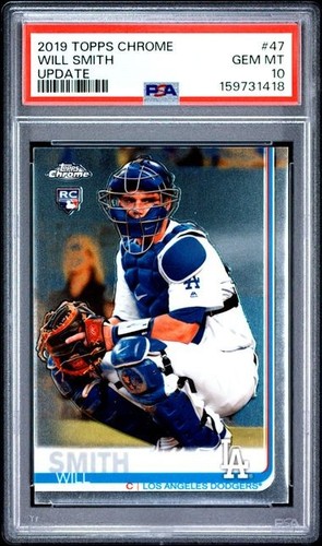 Will Smith 2019 TOPPS CHROME UPDATE #47 PSA 10 GEM-MT RC