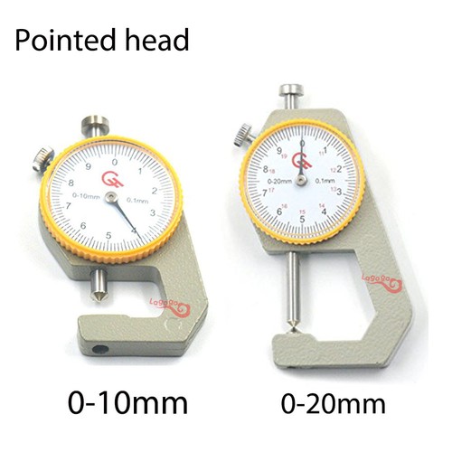 Thickness Gauge Tester measuring Tool 0-10mm 0-20mm Flat Tip Leathercraft Tools - Picture 3 of 6