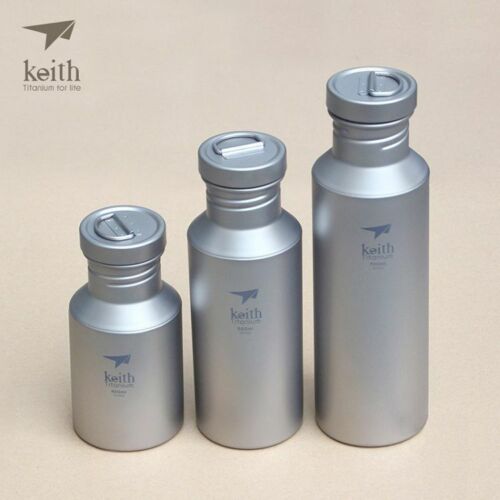 Keith Titanium Ultralight Sports Water Bottle For Camping Cycling  400/550/700ml