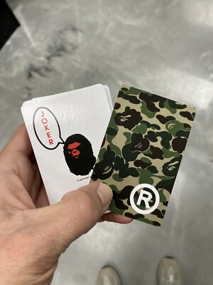 A Bathing Ape Camo Playing Cards Deck Bape Authentic New | eBay