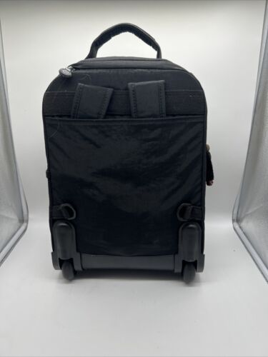 Kipling Sanaa Rolling Backpack Black - Travel Backpack - Adjustable Handle - Picture 3 of 13