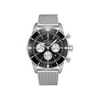 Breitling Stainless Steel Band Wristwatches with Chronograph
