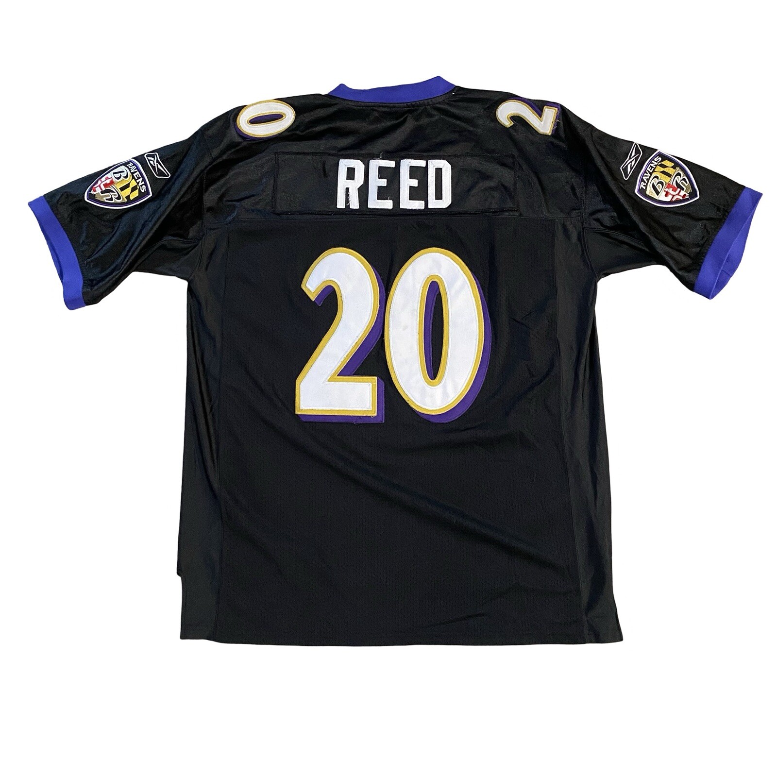 Vintage Reebok Authentic On Field Baltimore Ravens Ed Reed Jersey Men Size 48 XL