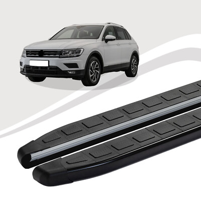 Trittbretter VW Tiguan ab Baujahr 01/2016 DOLU Schwarz mIt ABE