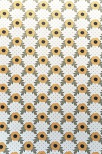 Floral FAUX LEATHER SHEET 8" X 13" 20X34CM WHOLESALE PRINTED