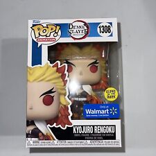 POP Demon Slayer Boneco de vinil Funko Kyojuro Rengoku (pacote com caixa  protetora compat vel), multicolorido, 9,5 cm