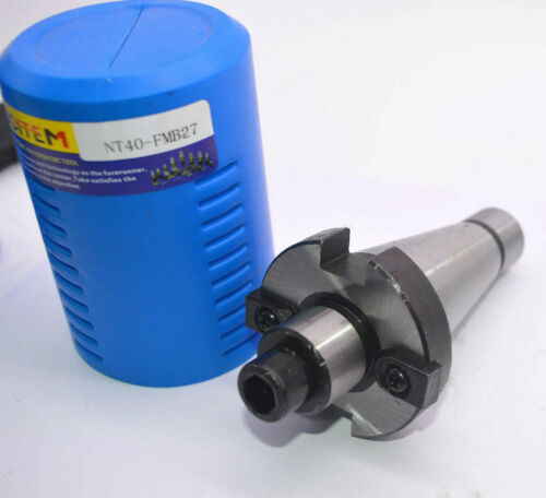 NT40-FMB27 morse cónico para 80 mm molino de cara carcasa de árbol EMR 400R KM12 EMR RAP NT40 - Imagen 2 de 2