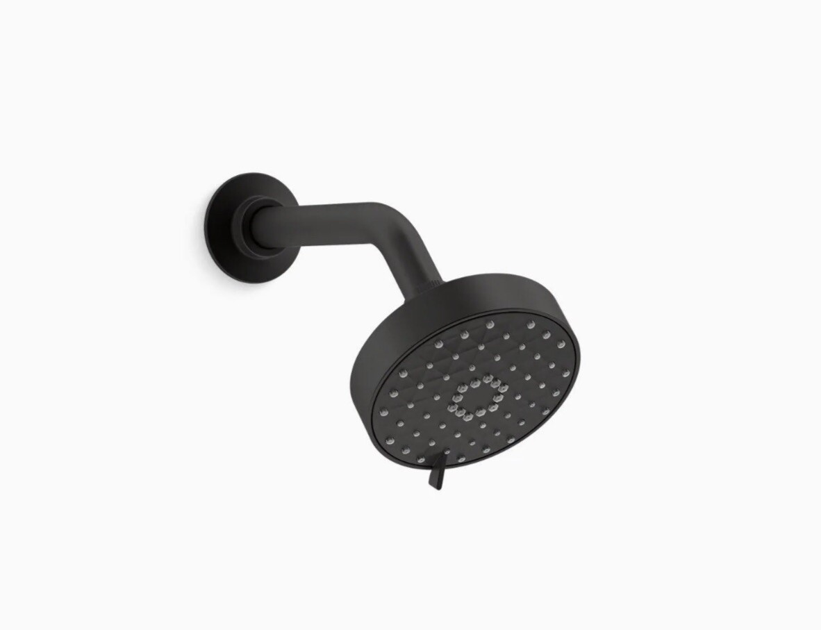 Kohler K72419bl Awaken G110 Multi Function Shower Head 2gpm Matte