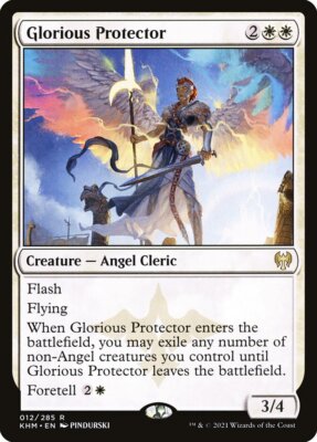 Magic the Gathering (mtg): KHM: Glorious Protector - Rare - Foil