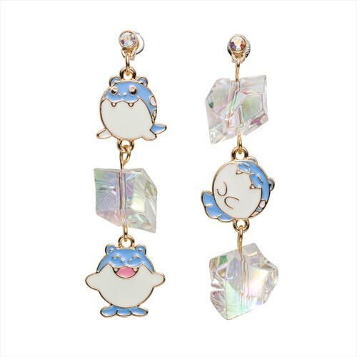 Pokemon Center Pokemon accessory Series Pierced Earrings P87 Spheal