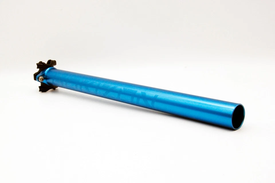 Tija de sillín de bicicleta SwishTi Horizon Road MTB eBike 31,6 mm x 400 mm poste de bicicleta azul Foto 3 de 4