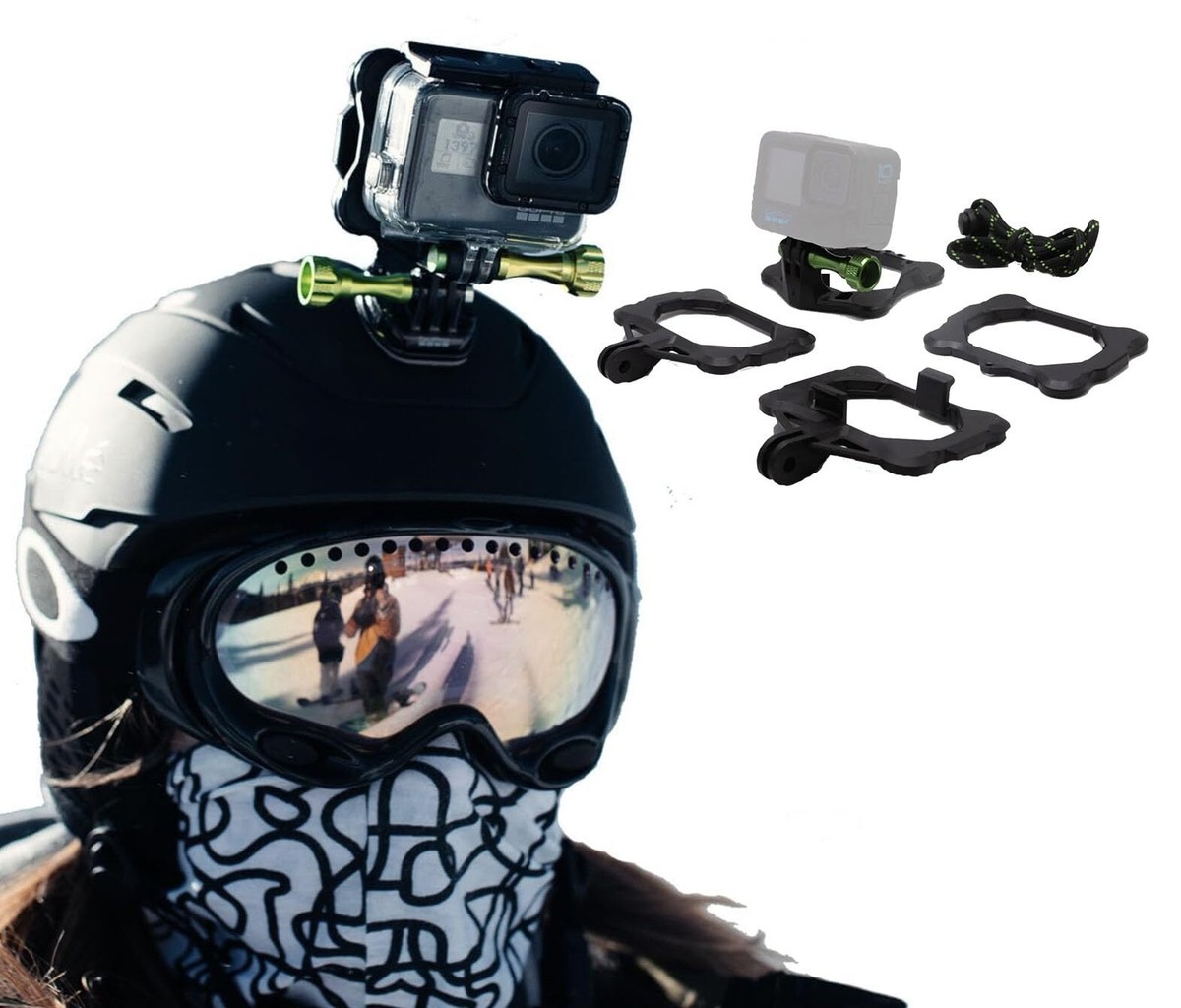 GoPro - macsynth Amazon.com : vgsion Camera Motorcyce Helmet Chin Mount for
