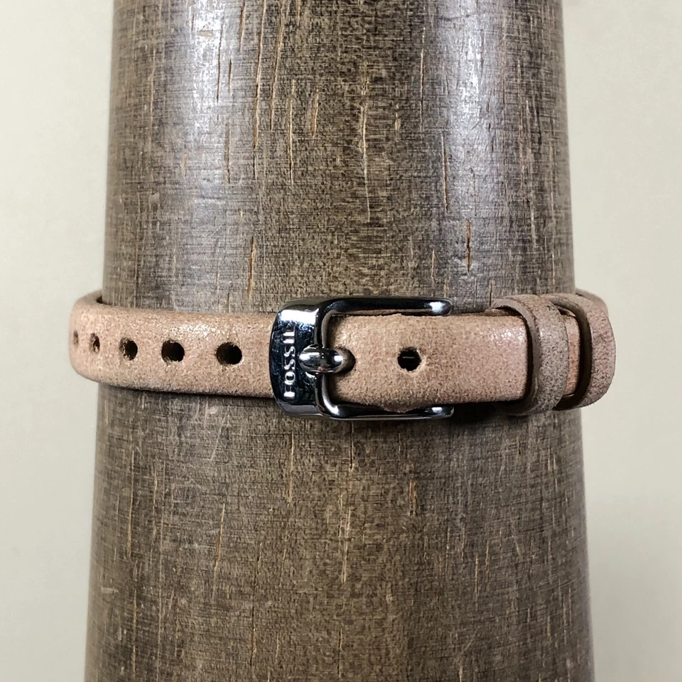 Fossil Georgia Women ES-2830 Leather Bund Strap Quartz Analog 32mm Watch 6 3/4" - image 4 of 4