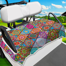Golf Cart Seat Covers, Ultra-Soft Golf Cart Seat Towel Blanket for Yamaha, EZGO,