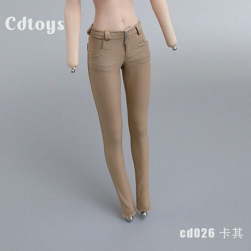 Pantalones elásticos hembra 1/6 para figuras Phicen TBLeague de 12"" pantalones corporales - Imagen 12 de 14