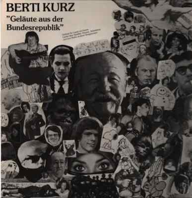 LP Berti Kurz Geläute Aus Der Bundesrepublik +INSERT NEAR MINT Autogram