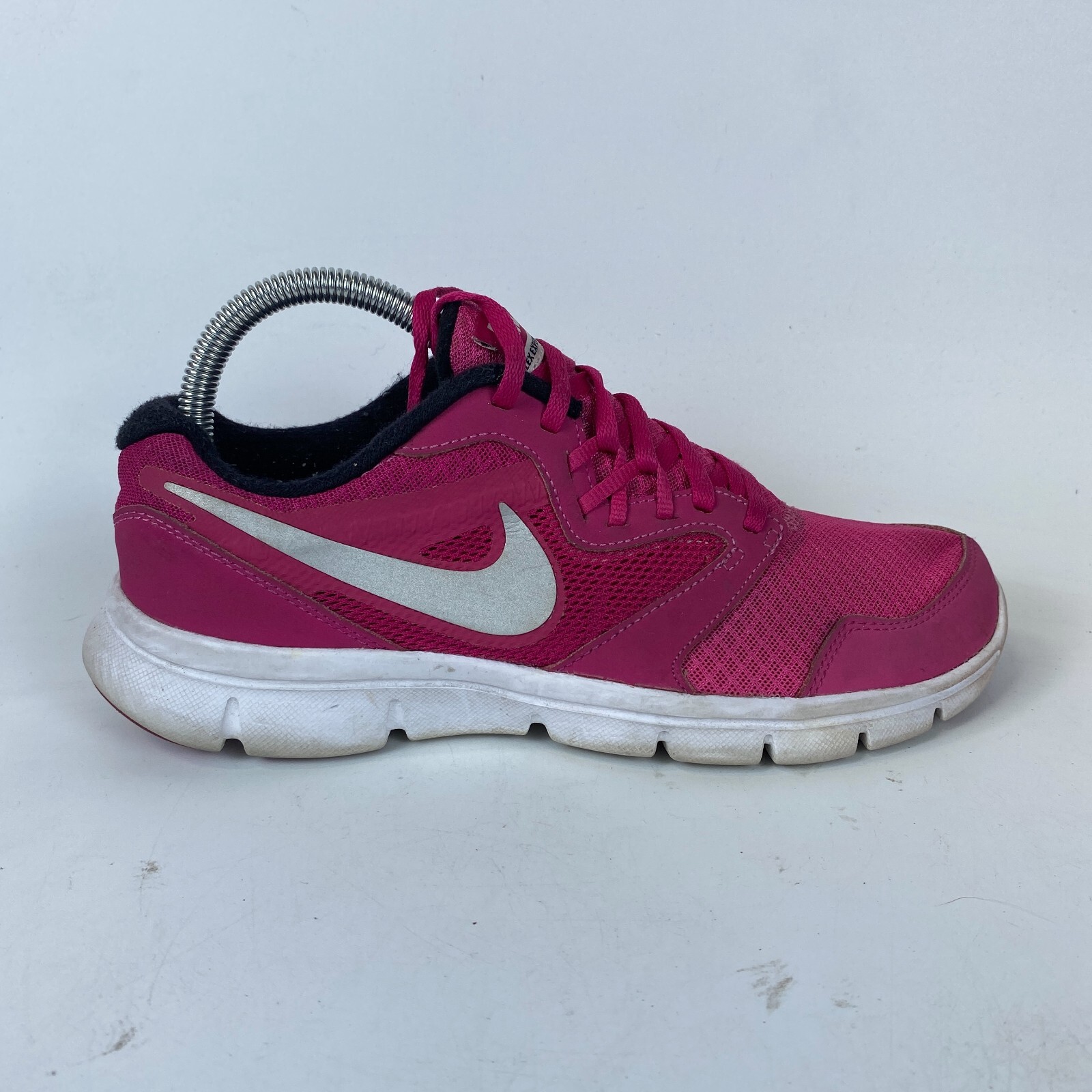 Nike Flex Experience RN3 Trainers Shoes Youth 6.5Y Pink Mesh Lace Up 653698 601 thumbnail 9