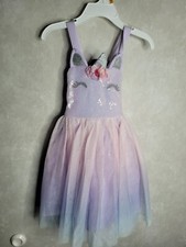  N105 New Girls Dress Pink  Violet Size 3