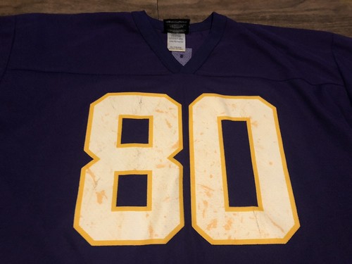 Vintage Cris Carter Minnesota Vikings XL Polyester NFL Jersey - Picture 6 of 10