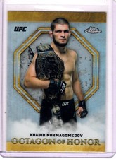 2019 Topps Chrome UFC Octagon of Honor Khabib Numagomedov Insert