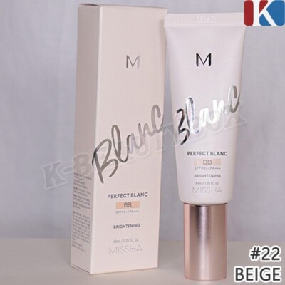 MISSHA M Perfect Blanc BB SPF 50+ PA+++ 40ml #22 Beige Korean BB Cream K-Beauty