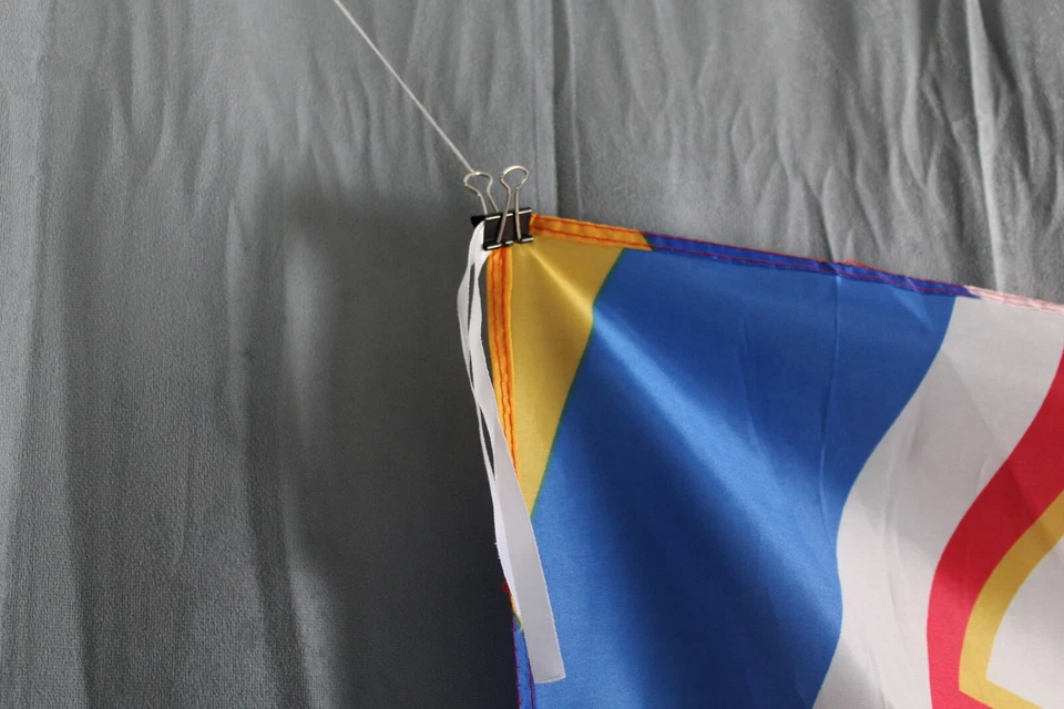 Bandera Arsenal Gunners - Doble logotipo - Bandera de una cara Foto 2 de 4