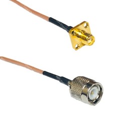RG316 SMA FEMALE FLANGE to TNC MALE RF Cable Rapid-SHIP LOT