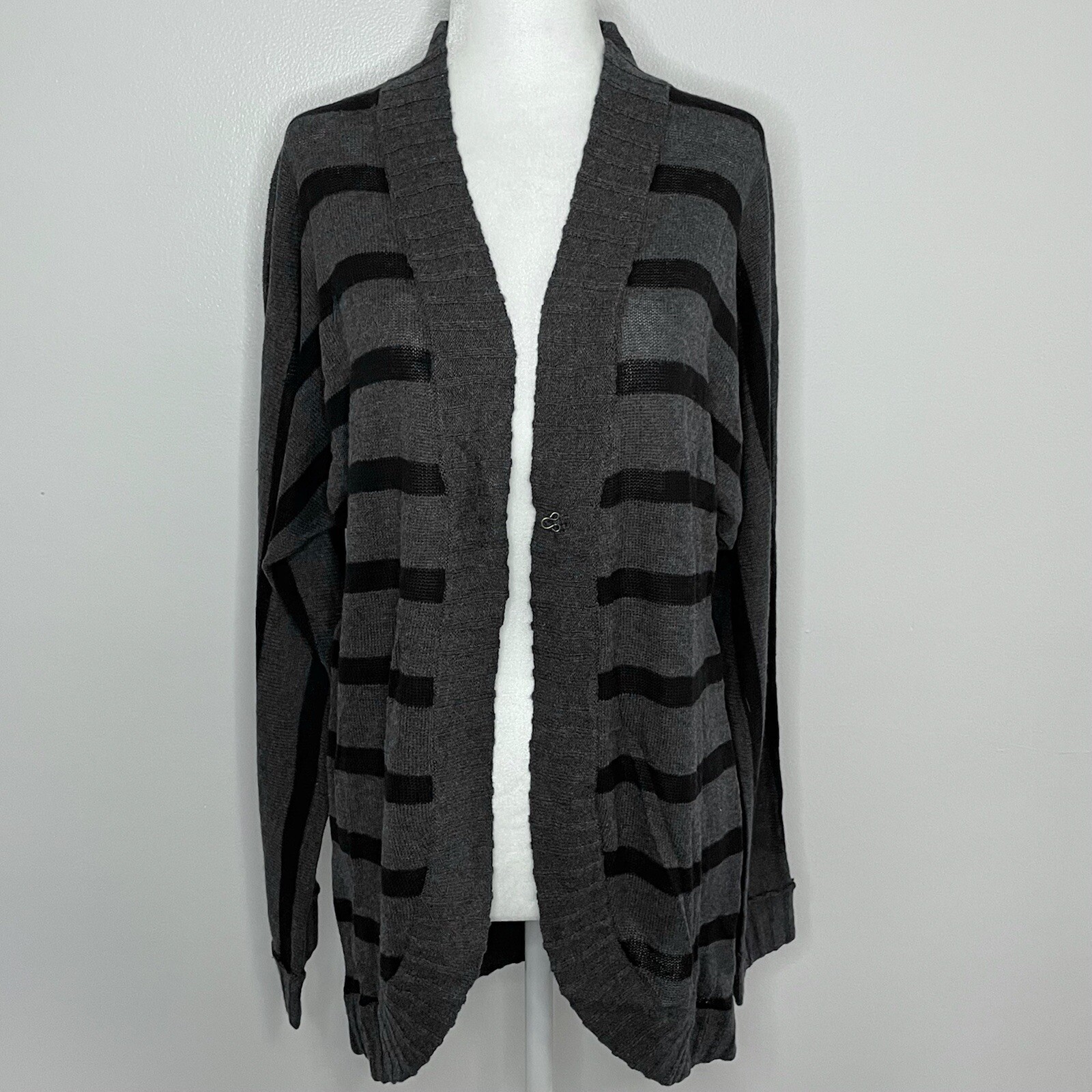 Striped Cardigan Sweater Cotton 