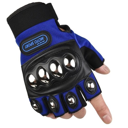 Alloy Steel Motorcycle Motorbike Powersports Racing Gloves Metal Strong Knuckle - Picture 11 of 13