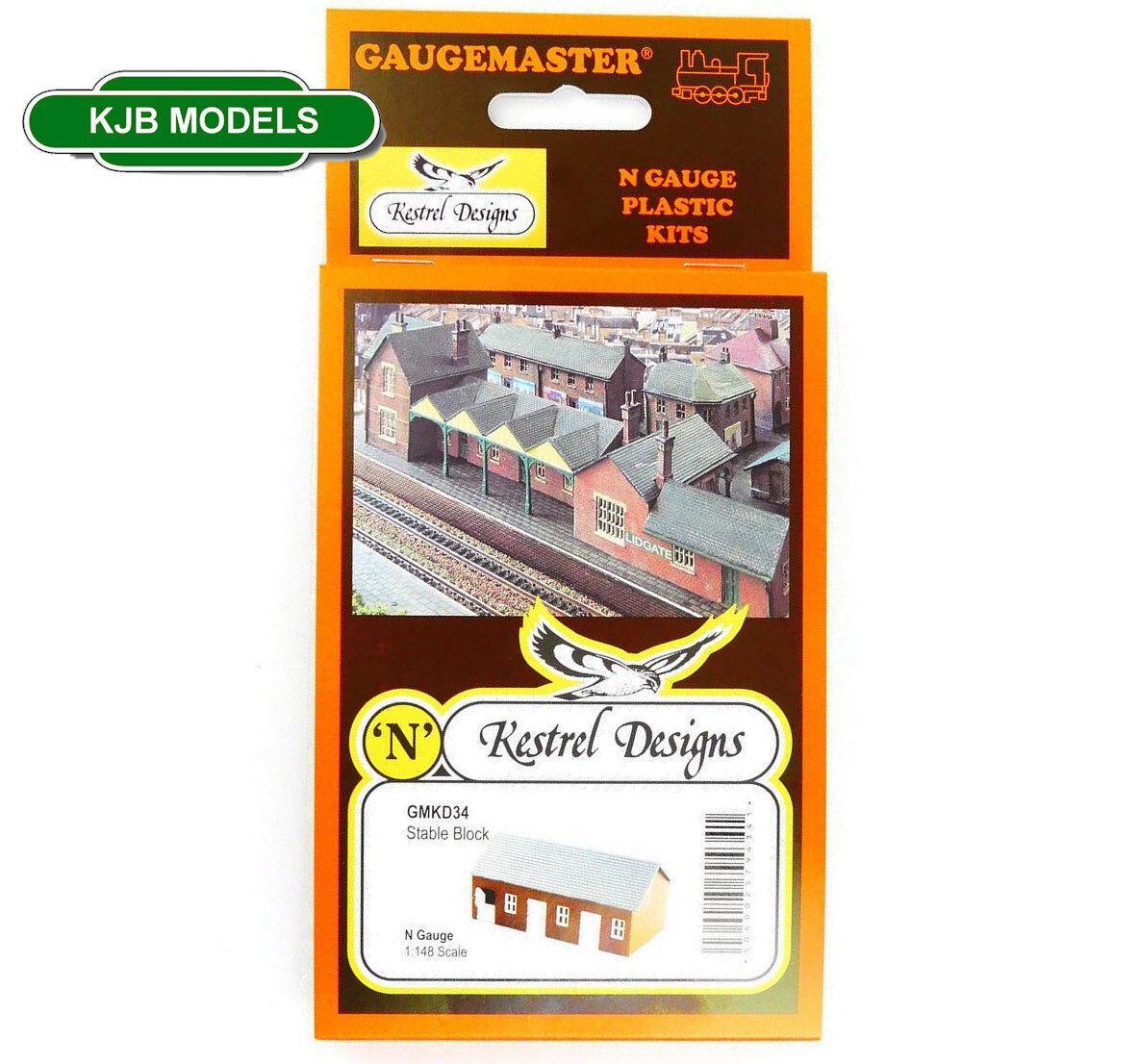 Kestrel GMKD34 Farm Stable Block Building - Plastic Kit N Gauge Gaugemaster