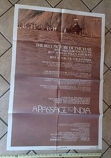 1984 A PASSAGE to INDIA  1 SHEET MOVIE POSTER JUDY DAVIS DAME PEGGY ASHCROFT