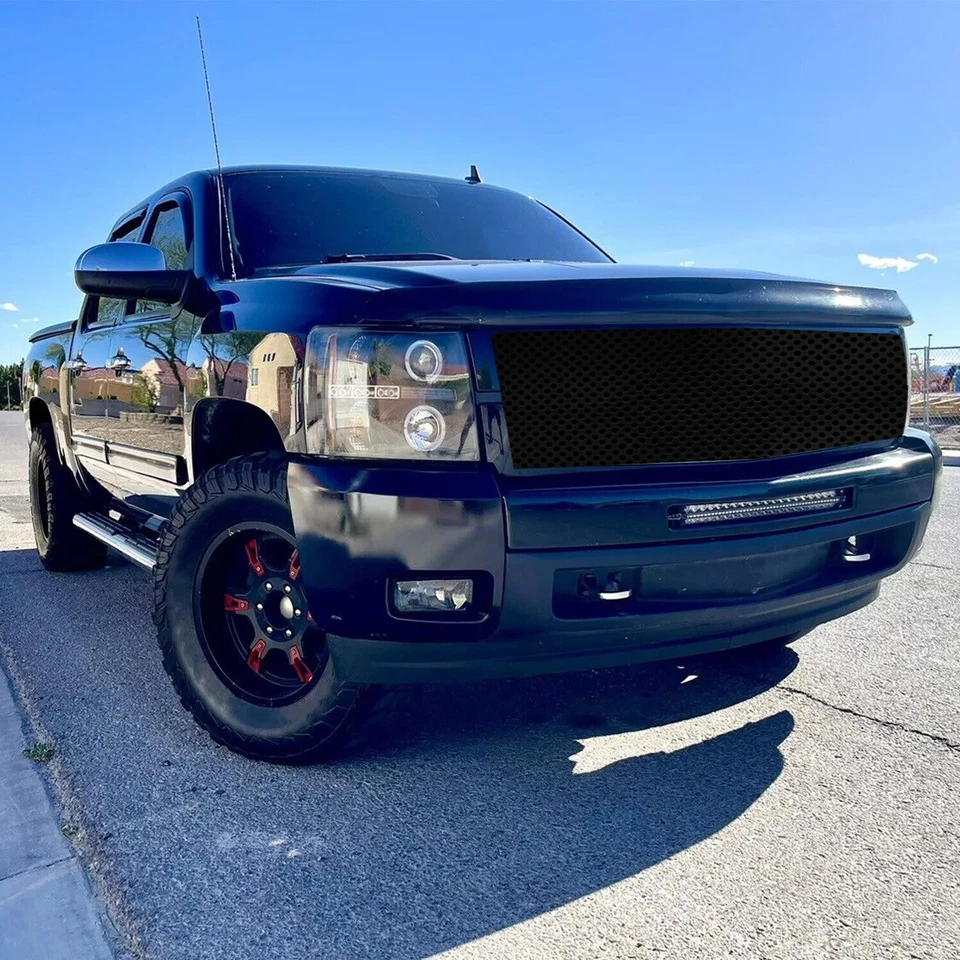 Deflector de aire de cenefa inferior de parachoques texturizado para Chevy Silverado 1500 2007-2013 Foto 4 de 4