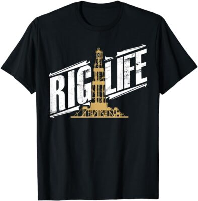 NEW LIMITED Rig Life Roughneck Oilfield for Rig Hands T-Shirt Size S-5XL