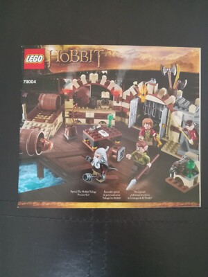 Lego The Hobbit Barrel Escape (79004) Manual Only retired Set 2012