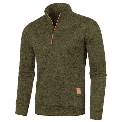 Mens Pullover Jumper Blouse Sweater Top Winter Warm Long Sleeve High Neck Casual - Picture 14 of 26