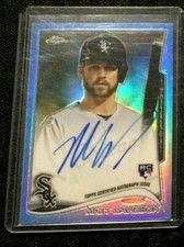 Matt Davidson 2014 Topps Chrome Blue REFRACTOR#/199 Rookie Auto!White Sox 3B RC