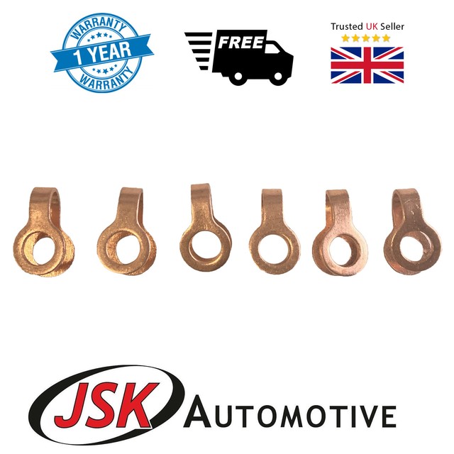 Return Line Copper Double Washers 6pc for Cummins 5.9L 6B 6BT 6BTA