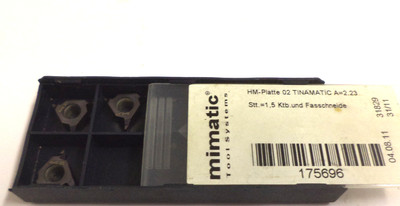 3 MIMATIC HM Wendeplatte 02 Tinamatic A=2,23 Stt-=1,5 Ktb. u. Fasschneide H47612