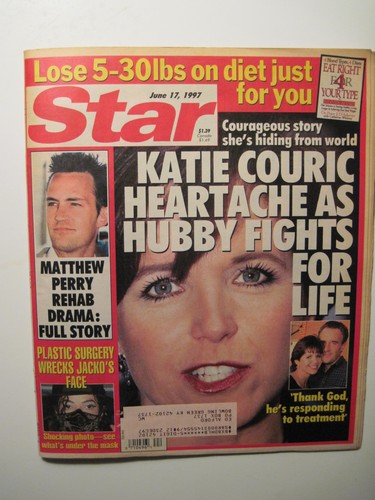 STAR Magazine 6-17-1997. Matthew Perry- Friends! Michael Jackson Plastic Surgery - 第 1/2 張圖片