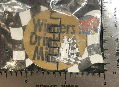 SEALED 2008 Indy 500 Winners Drink Milk Pin Scott Dixon Target Chip Ganassi IMS 
