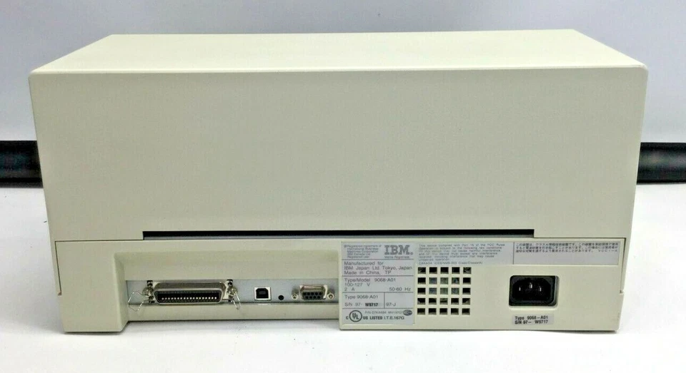 IBM 9068-A01 9068-A03 PASSBOOK PRINTER SERIAL PARALLEL USB BANKING - Image 4 of 4