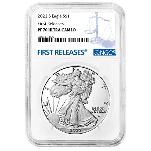 2022-S Proof American Silver Eagle NGC PF70 UC FR