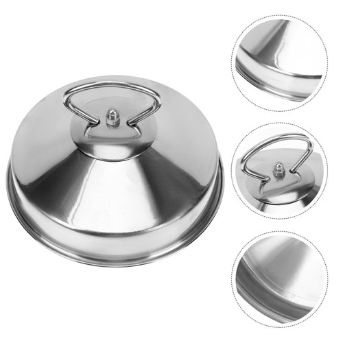 Steamer Lid Versatile Pot Cover with for Cooking Universal Lids Pots - Imagen 4 de 12