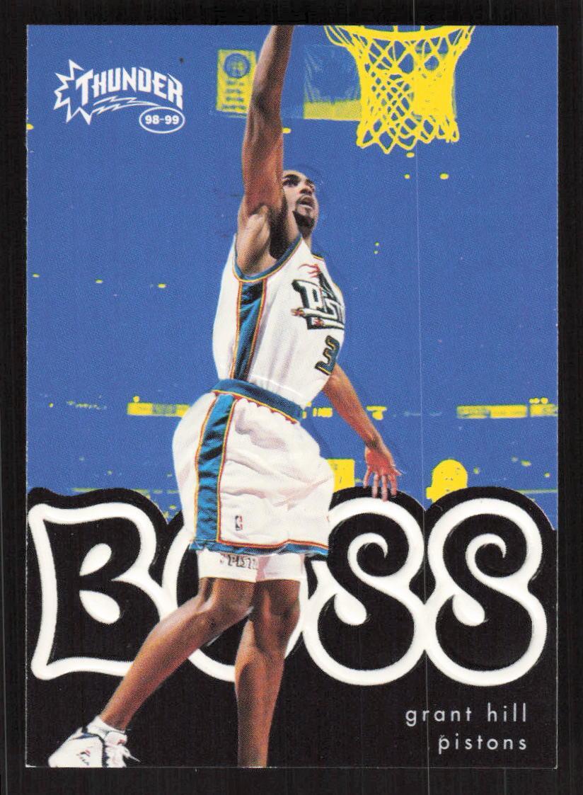 1998 SKYBOX THUNDER GRANT HILL 6 B MINT BOSS BASKETBALL DETROIT PISTONS