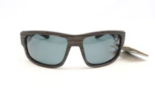 Panama Jack POLARIZED Gray Wood Grain Print Wrap Sunglasses 100%UV PJ POL 19 01
